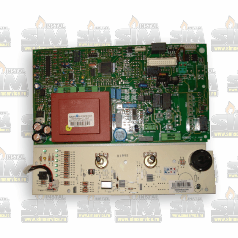Placă electronică CHAFFOTEAUX 61308277 pentru centrală termică CHAFFOTEAUX G24e / NECTRA COMFORT 2.24/3.24 / NEXIA 18/24