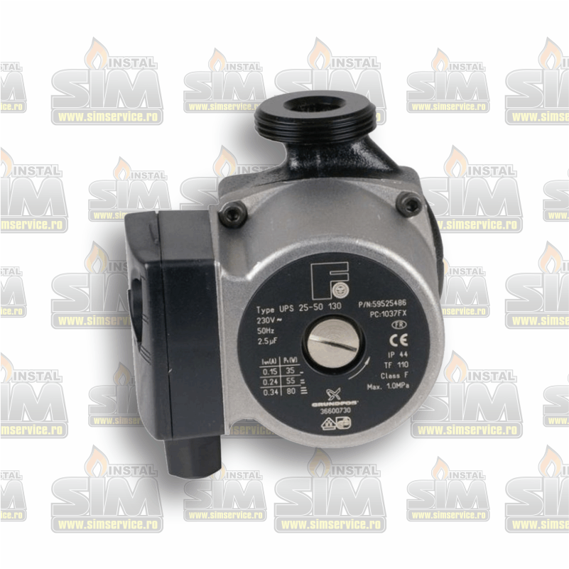 Pompa de circulatie FERROLI 39800620 pentru centrală termică FERROLI NE 420 EL / NEF 127 / NEF E 127 / NEF HP/M HP / NEF VENT / NEF VENT E/27 / NEF HP/M HP / NEF HPM/MHPE