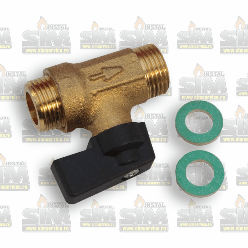 Robinet umplere (incarcare) FERROLI 39808980 pentru centrală termică FERROLI Divatop F / Divatech F 24 D / Econcept Tech 35 A