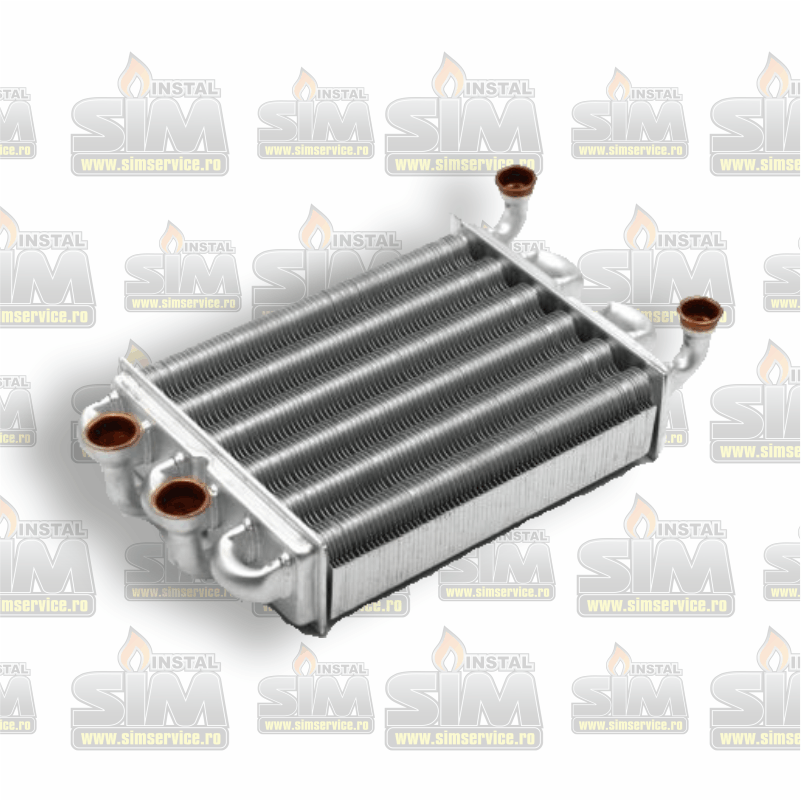 Schimbator de caldura primar (bitermic) IMMERGAS 1.024398 1.043240 pentru centrală termică IMMERGAS Eolo Star 24 3E / Nike Star 24 3 E