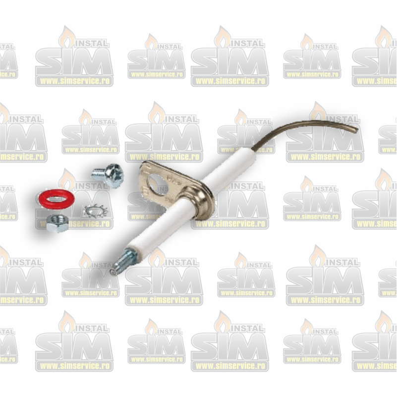 Electrod de aprindere RIELLO 4365868 pentru centrală termică RIELLO FAMILY AQUA CONDENS 30 BIS/35 BIS / FAMILY CONDENSING 16 IS/25 IS/30 IS/30 MKIS / RESIDENCE CONDENS 20/28 MKIS / RESIDENCE CONDENS 25 IS