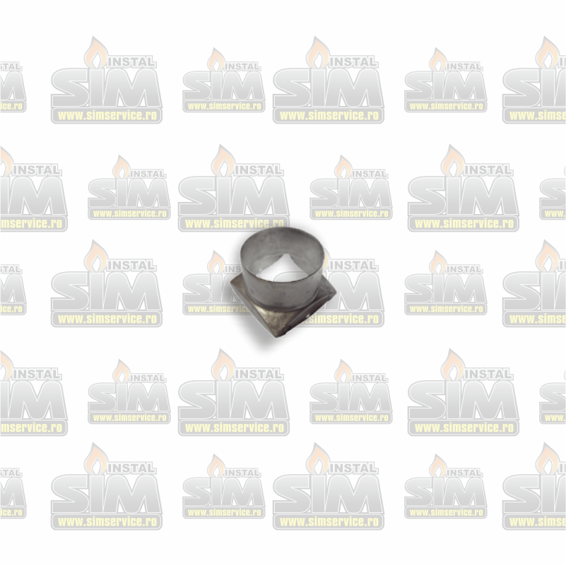 Reducție ventilator rotundă/pătrată din aluminiu IMMERGAS 1.2354
