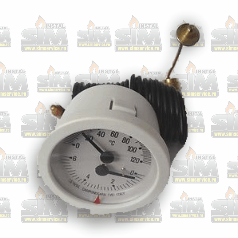 Termohidrometru 0-120°C 0-6 bar D.52 (Cewal) IMMERGAS 1.032800